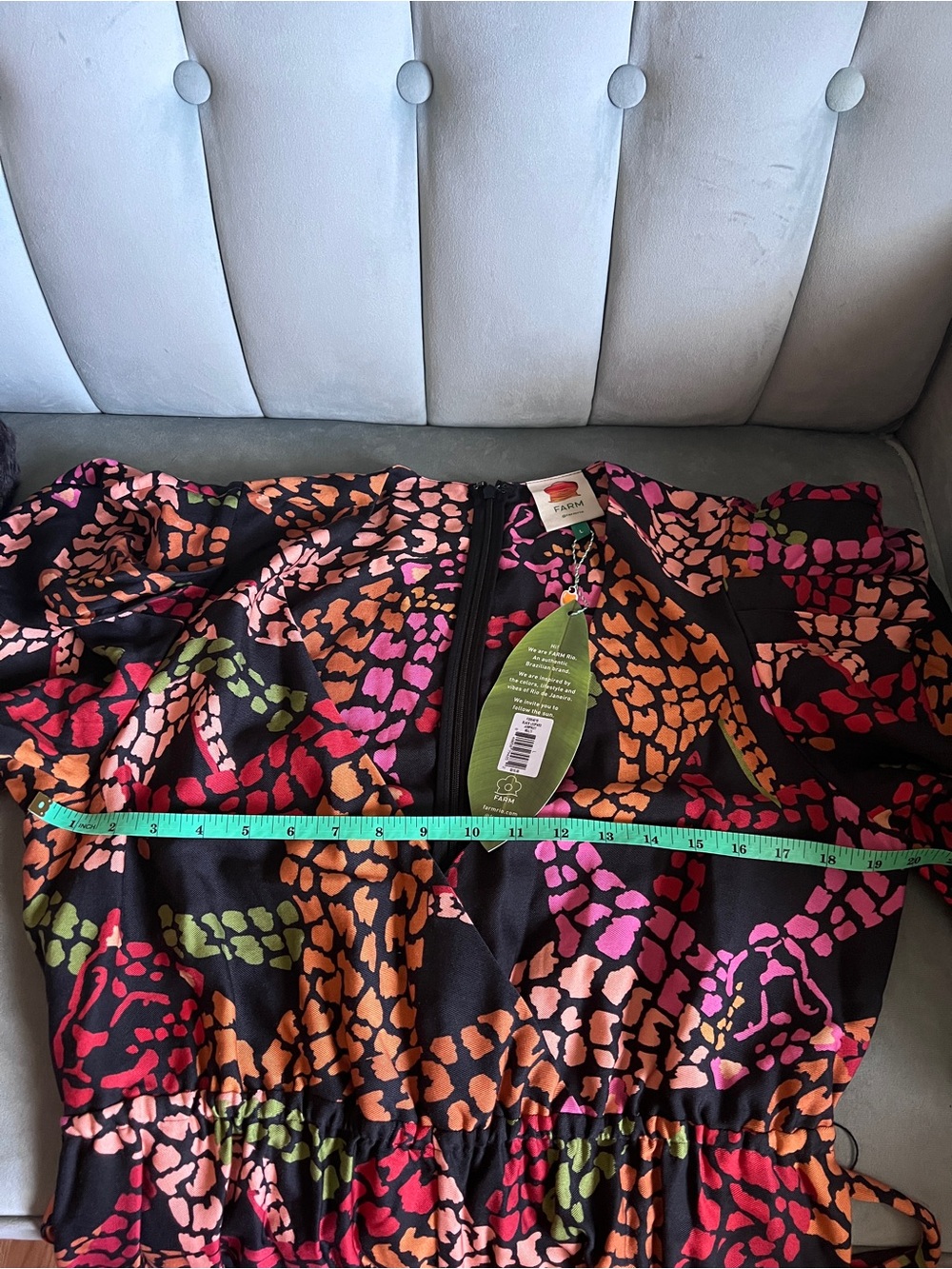 Farm Rio Multi-Colored Leopard Jumpsuit - Picture 11 of 11